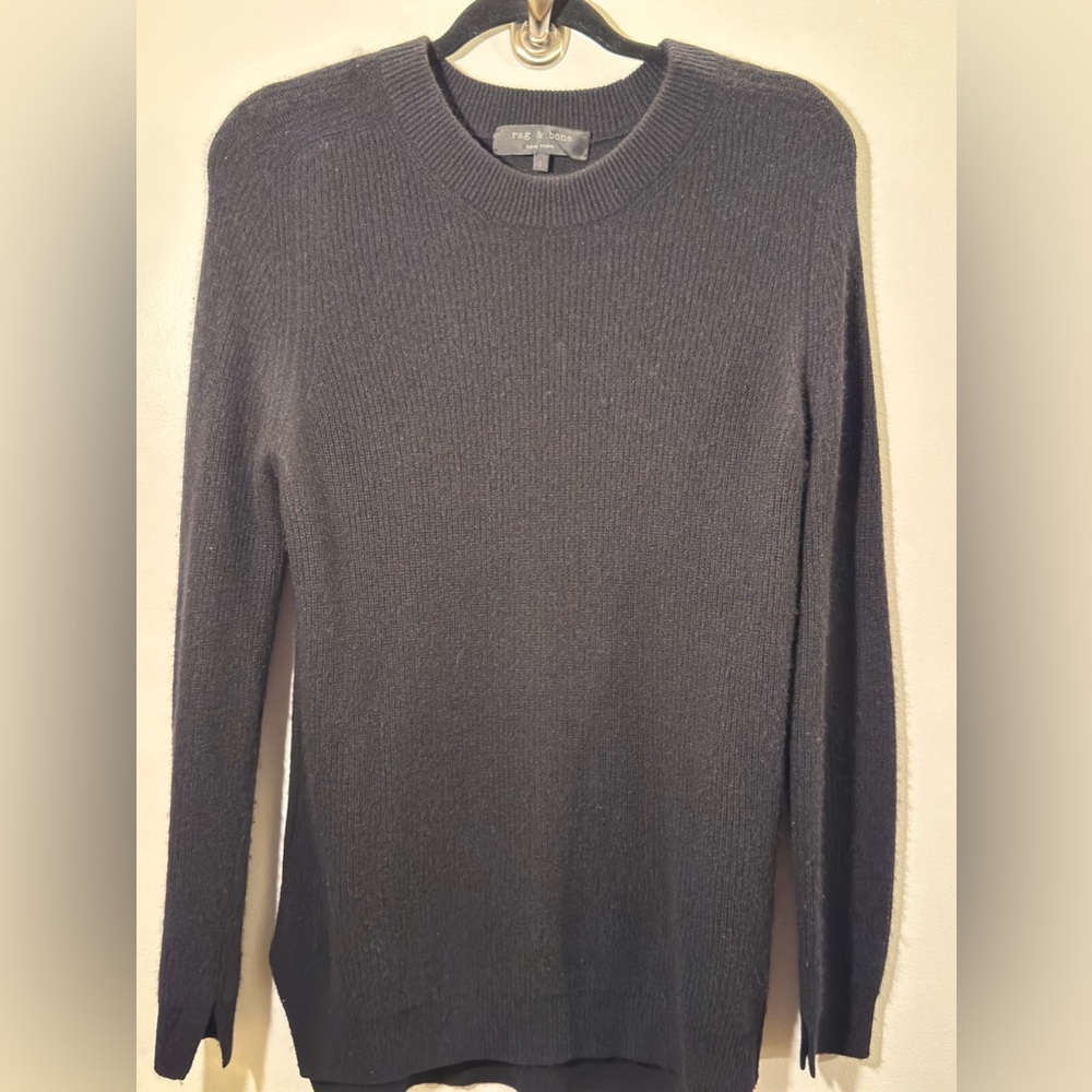 Rag & Bone Woman Logan Cashmere Crew neck 
Slim Fit Sweater
